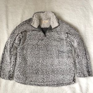 Thread & Supply • Pullover Charcoal Sherpa